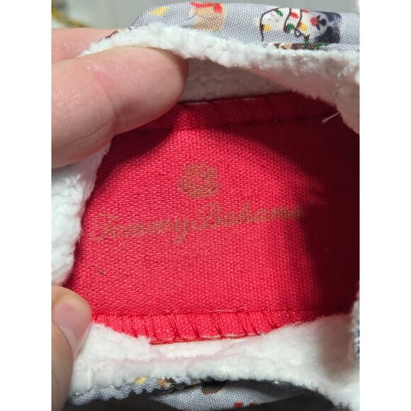 Tommy Bahama Women's Multicolor Holiday Puppy Canvas Slip On Sneaker Size 8 - Picture 6 of 7